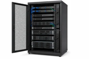=Ảnh minh họa dịch vụ thuê chỗ đặt máy chủ, rack data center, server vật lý hiện đại